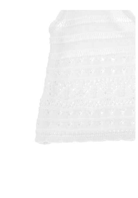 Top in filo ricamato ERMANNO SCERVINO JUNIOR | Z9G305 70850099